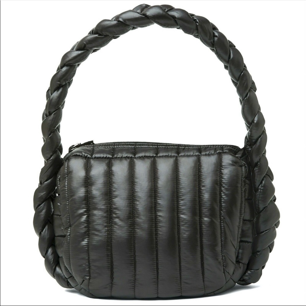 Think Royln Kelsie Braided Hobo Shoulder Bag